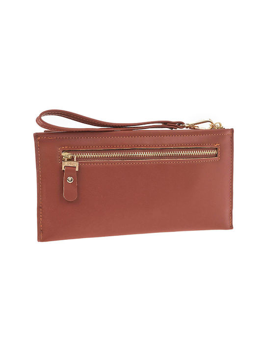 Verde Large Women's Wallet Tabac Brown