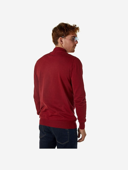 Brokers Jeans Men's Long Sleeve Sweater Burgundy