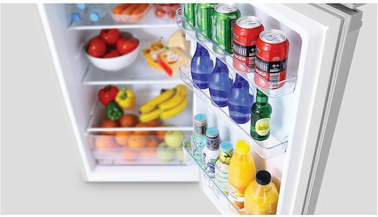 Inventor Ψυγείο Δίπορτο 204lt Υ143xΠ55xΒ55εκ. Inox DP1446S