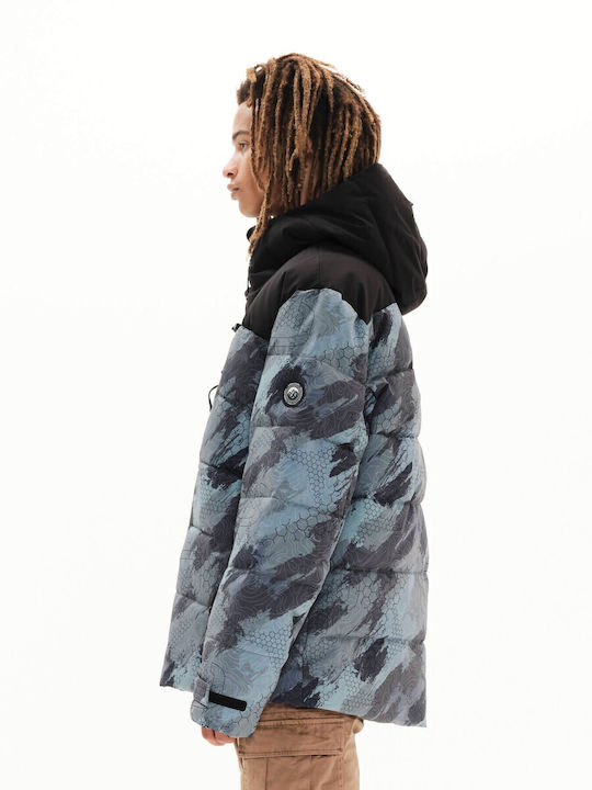 Winter Jacket Puffer Olive Black