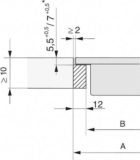 Miele Domino Εστία Υγραερίου Αυτόνομη 37.8x52εκ.