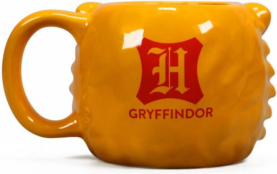 Graffiti Gryffindor Lion Becher Keramik Gelb