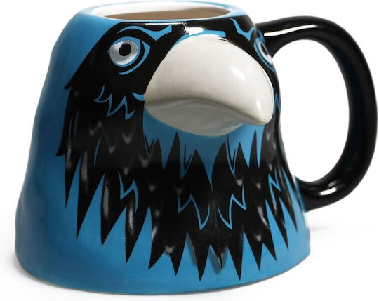 Half Moon Bay Ravenclaw Eagle Κούπα Κεραμική Μαύρη 350ml
