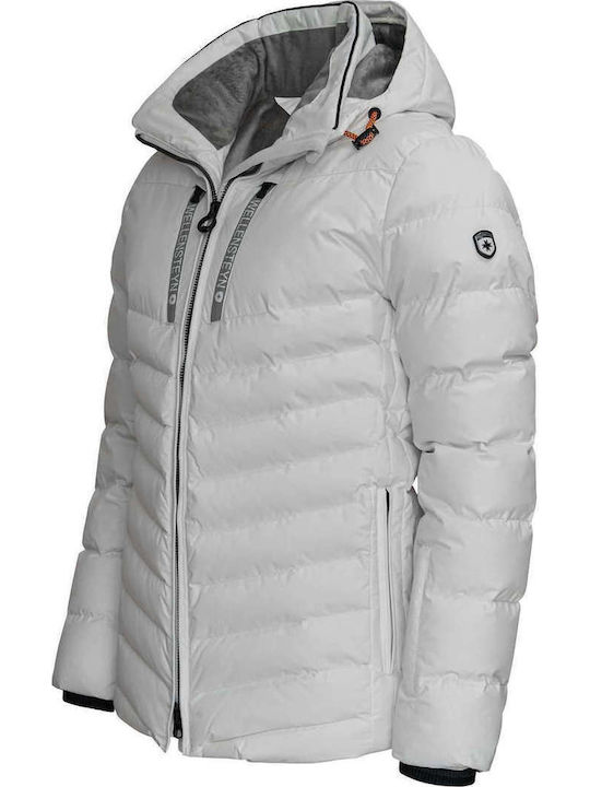 Carmenere Winter Jacket Puffer White
