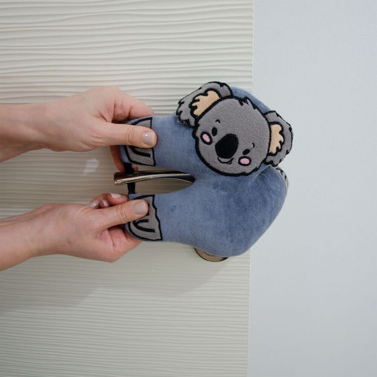 Sevi Bebe Koala Προστατευτικό Δακτύλων από Πόρτες από Ύφασμα σε Μπλε Χρώμα