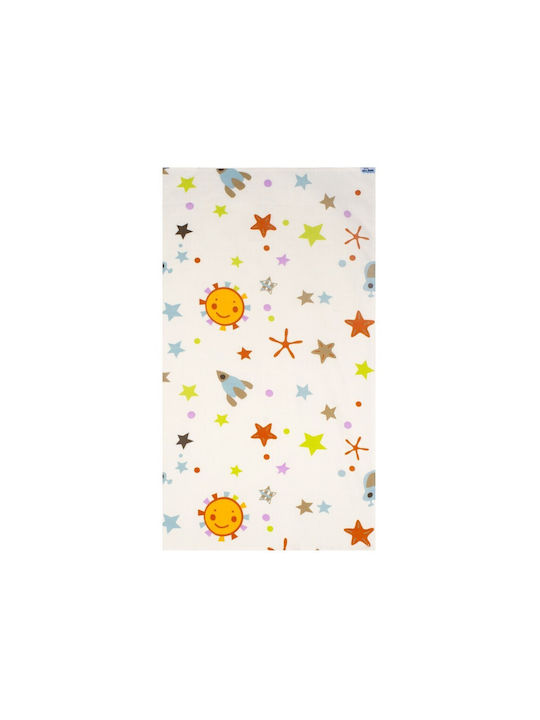 Sevi Bebe Space Piqué-Swaddle-Tücher in Beige Farbe 55x70cm. 2Stück