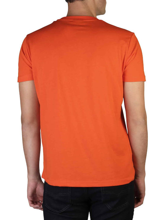 Diesel T-Diegos-A5 Herren T-Shirt Kurzarm Orange