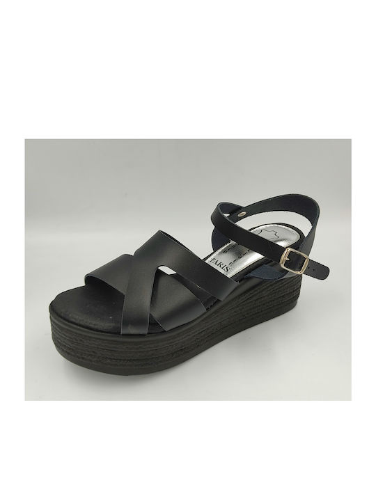 Platform sandals - black