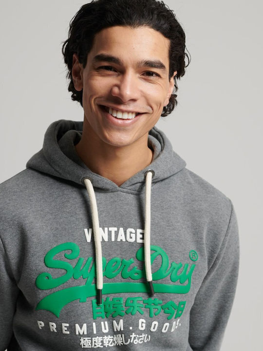 Sweatshirt with Hood Gray