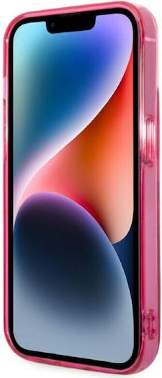 Karl Lagerfeld Ikonik Karl & Choupette Back Cover Πλαστικό Pink Gradient (iPhone 14 Plus)