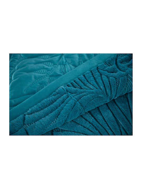 Anna Riska Duvet Cover Queen 220x240cm Lucia 3 Lake Blue 220 GSMGsm