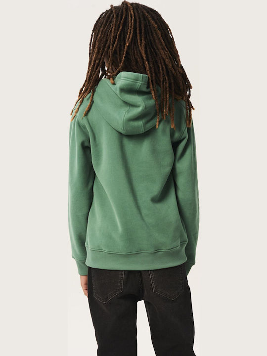 Kids Sweatshirt with Hood Green