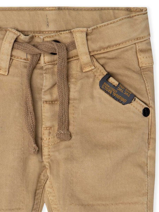 Kinder Hose Chino Stoff Beige