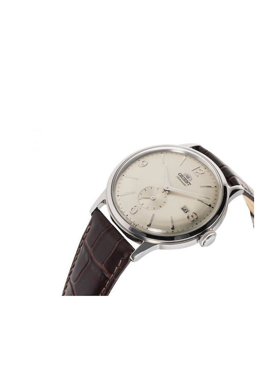 Orient Bambino Men's Watch 40.5mm Automatic with Brown Leather Strap
