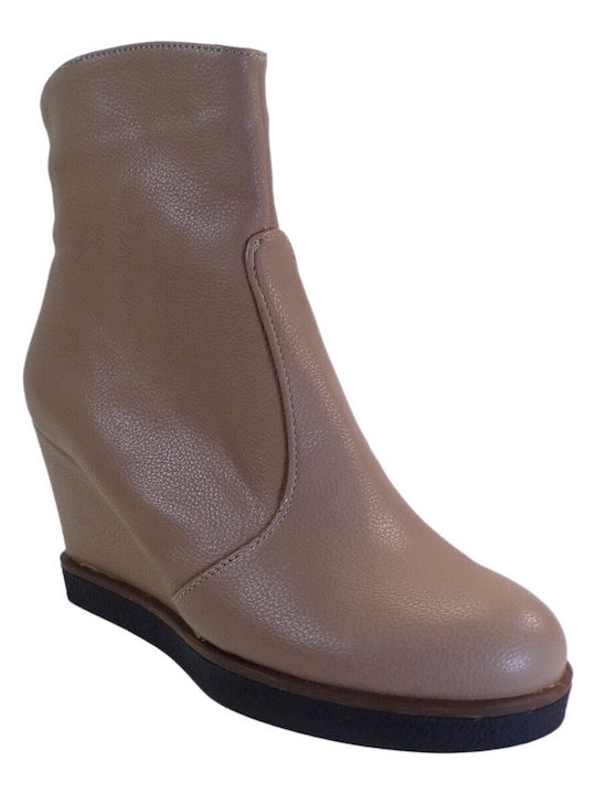 Smart Cronos Women's Ankle Boots Platform Brown