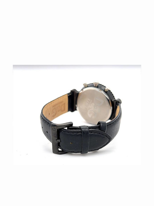 Dolce & Gabbana Rythm Uhr Batterie mit Lederarmband Dolce & Gabbana Rythm Uhr Batterie mit Lederarmband