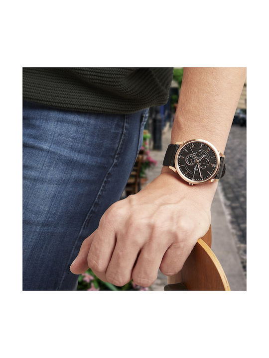 Pierre Cardin Uhr Batterie mit Schwarz Stoffarmband