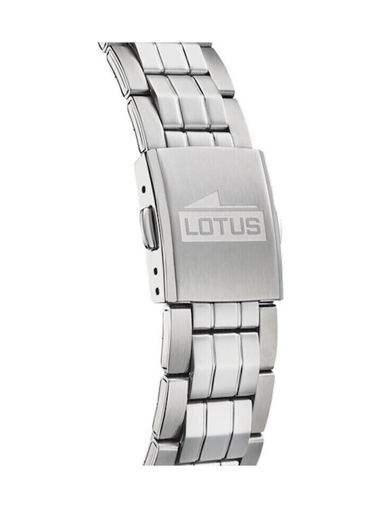 Lotus Watches Ρολόι Μπαταρίας με Μεταλλικό Μπρασελέ Lotus Watches Ρολόι Μπαταρίας με Μεταλλικό Μπρασελέ