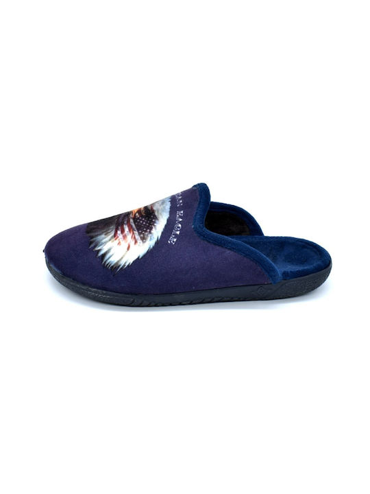 Adam's Shoes Παιδικές Παντόφλες Μπλε American Eagle