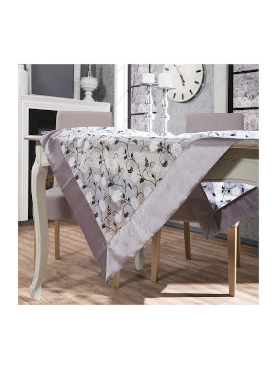 Teoran Кариран с бродерия L8409 Lila 90x90бр