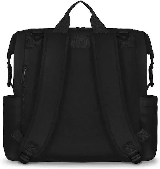 Lionelo Wickeltasche-Wickelrucksack Cube Black 36x23x36cm.