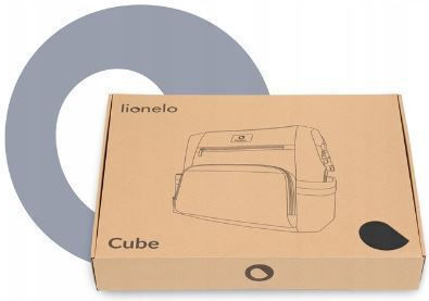 Lionelo Τσάντα Μαιευτηρίου Πλάτης Cube Γκρι 36x23x36εκ.