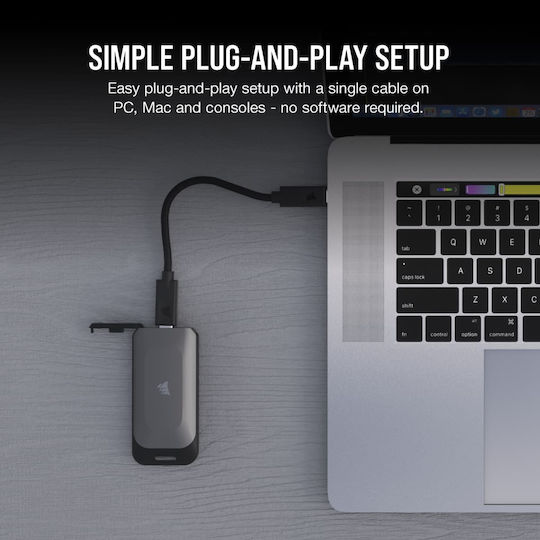 Corsair EX100U USB 3.2 / USB-C Extern SSD 4TB 2.5" Negru