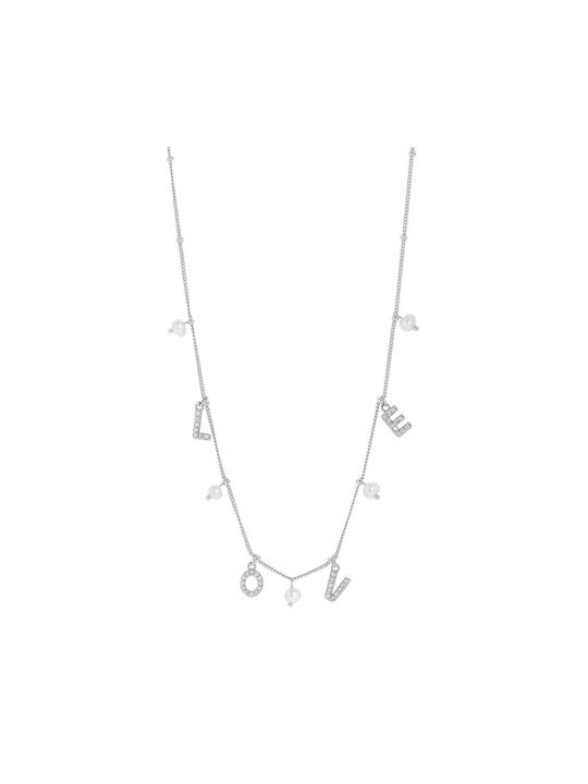 Prince Silvero Necklace from Silver with Pearls