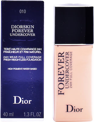 Dior Forever Undercover 24Η Full Coverage Flüssiges Make-up 010 Ivory 40ml
