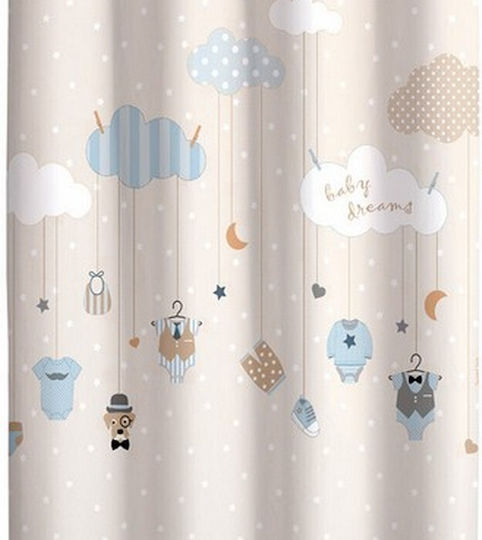 Saint Clair Kids Grommet Top Curtain Jimmy Pink 1752030117011 160x250cm