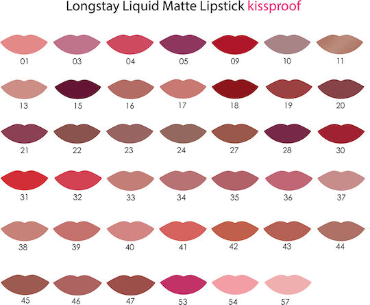 Golden Rose Longstay Liquid Matte Kissproof Liquid Lipstick Matte 47 5.5gr