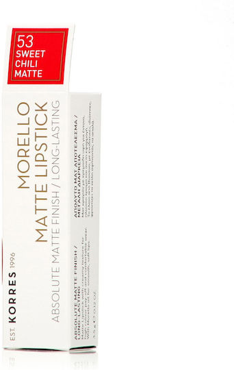 Korres Morello Κραγιόν Matte 53 Sweet Chili 3.5gr