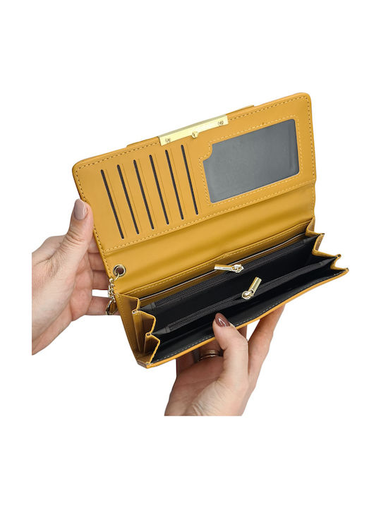 Large Women's Wallet Classic Yellow