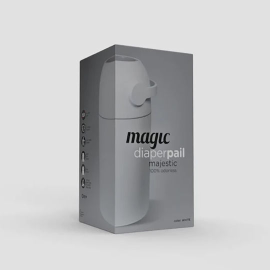 WeToo We-Too Diaper Disposal Bin White