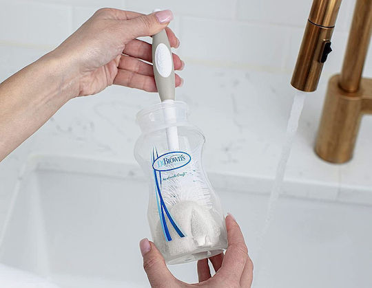 Dr. Brown's Cleaning Brush for Baby Bottles Gray 1pcs