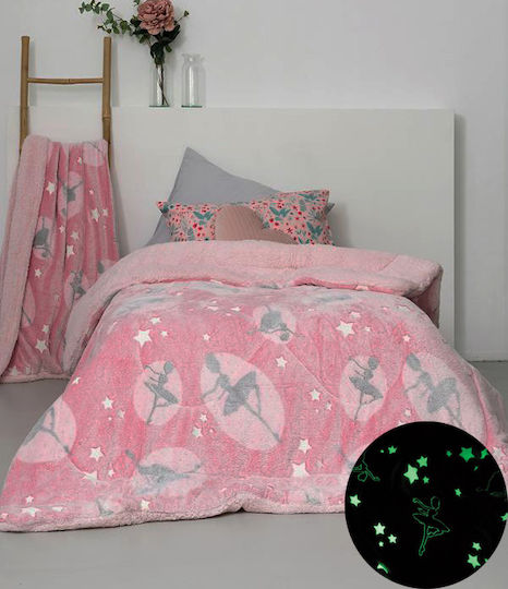 Palamaiki Decke Ballet Leuchtend Rosa 160x220cm