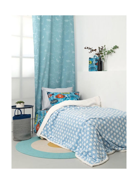 Palamaiki Blanket Velvet Cobi Light Blue 160x220cm