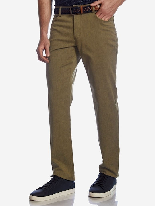 Pantalon Bărbați Elastic Regular Fit Bej