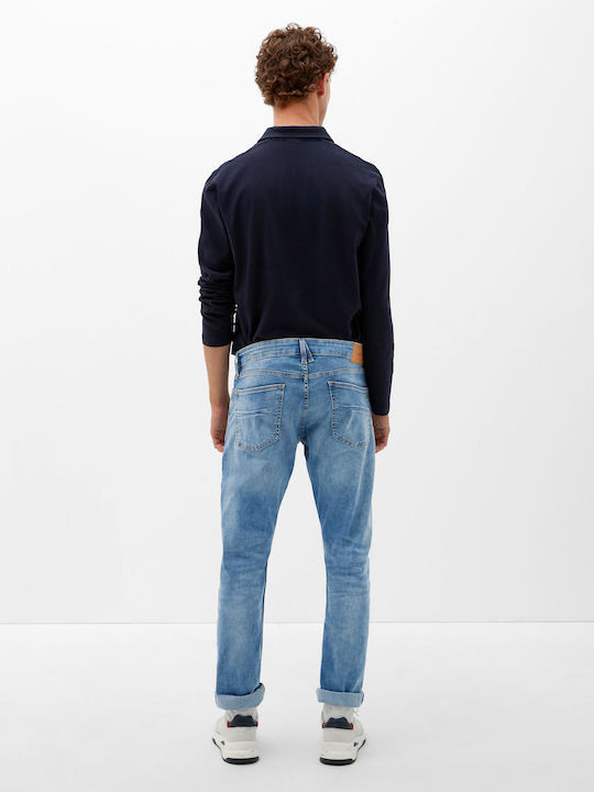 S.Oliver Herren Jeanshose in Slim Fit Hellblau