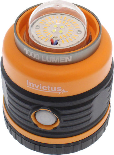 Invictus INV-1000-B Led Battery Lantern for Camping with Flashlight