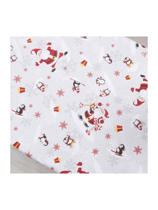 Dimeco Penguins Christmas Fabric Placemats Ornament L50xW35cm