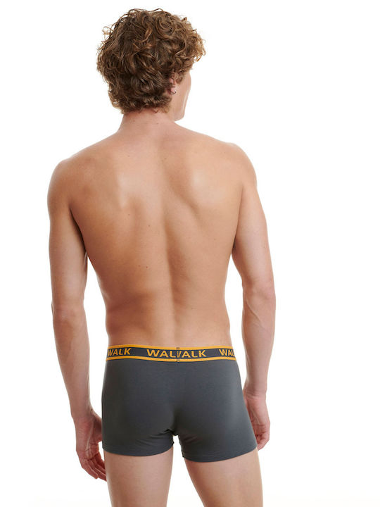 Ανδρικά Μποξεράκια Γκρι / Κίτρινο 2Pack