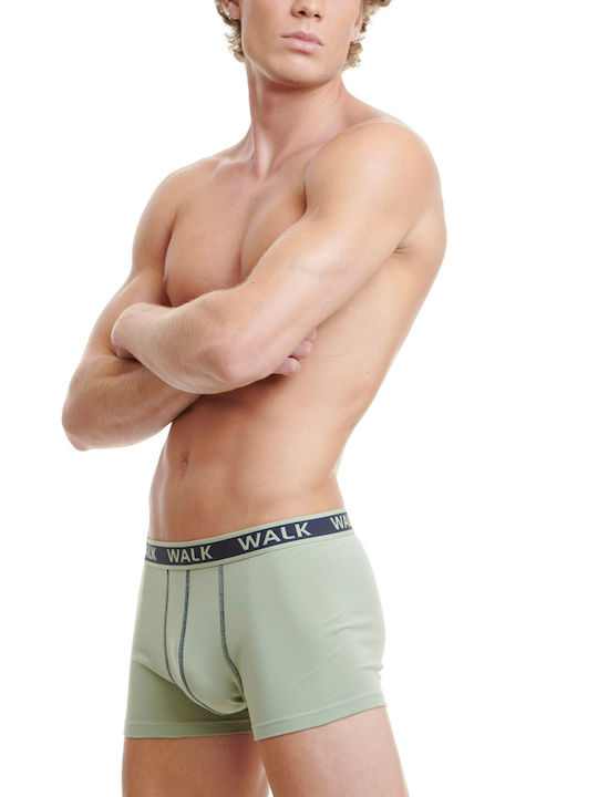 Walk Men's Boxers Khaki / Blue 2Pack