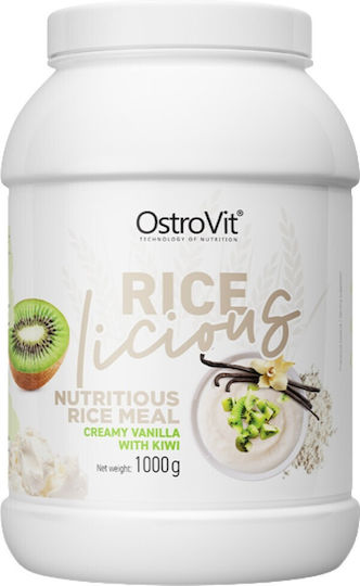 OstroVit Rice Licious Ειδικό Συμπλήρωμα Διατροφής 1000gr Creamy Vanilla Kiwi