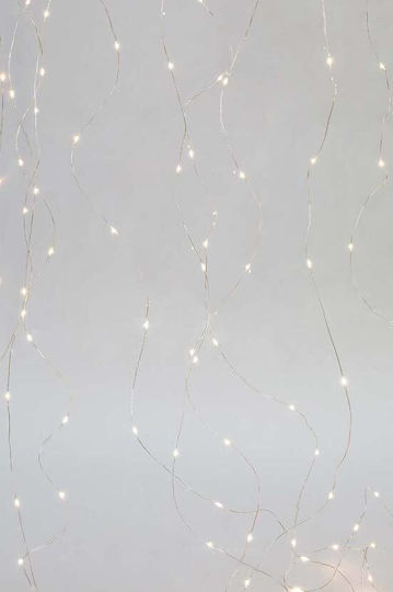 400 Lights LED 2m. x 200cm Warm White type Curtain 1pcs