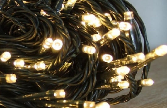 180 Lights LED 12m. Warm White in String 1pcs