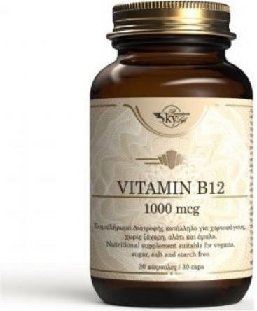 Sky Premium Life Vitamin B12 Vitamin for Nervous System Health 1000mcg 30 caps