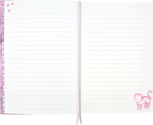 Santoro Ruby Wild Notizbuch 192 Blätter Geregelt Rosa