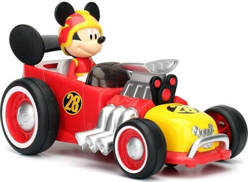 Jada Toys Mickey Roadster Racer Remote Controlled Car Red