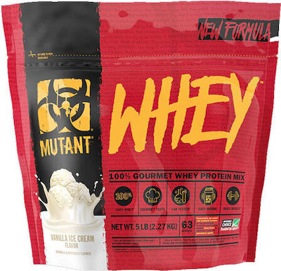 Mutant Gourmet Whey Protein Mix Whey Protein with Flavor Chocolate Fudge Brownie 2.27kg